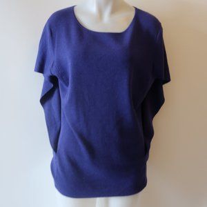 LAFAYETTE 148 NEW YORK CASHMERE SILK SWEATER XL *